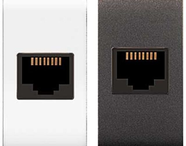 PRESA TELEFONICA RJ11 'MYLIFE' Plug 6/4 - Bianco