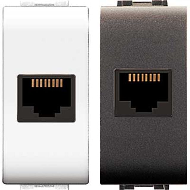 PRESA TELEFONICA RJ11 'MYLIFE' Plug 6/4 - Bianco