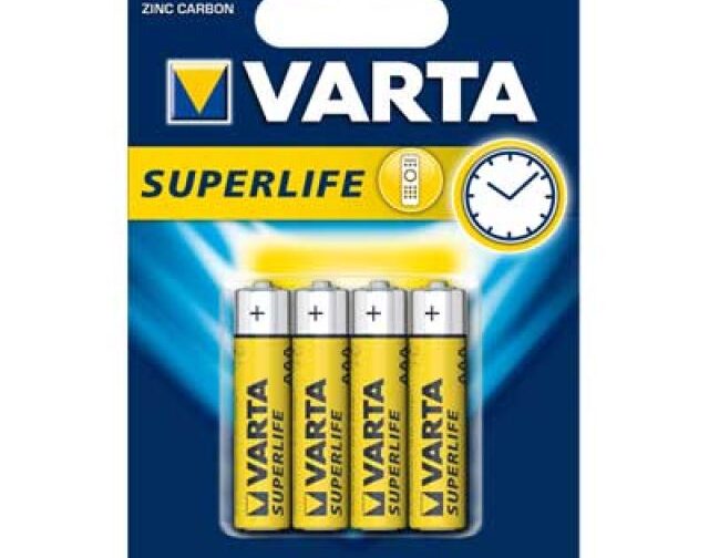 PILE 'SUPERLIFE' MINISTILO blister 4 pezzi (Confezione da 12)