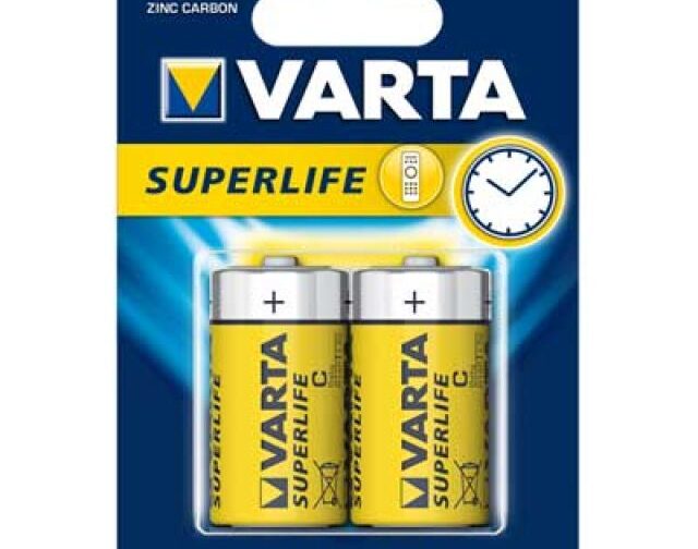 PILE 'SUPERLIFE' 1/2 TORCIA blister 2 pezzi (Confezione da 12)