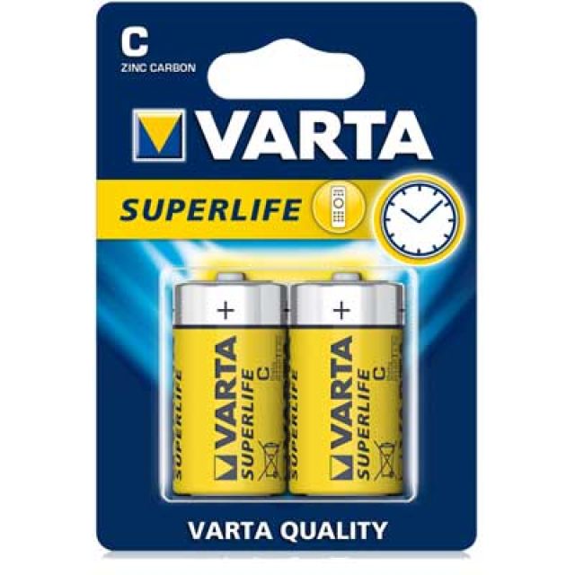 PILE 'SUPERLIFE' 1/2 TORCIA blister 2 pezzi (Confezione da 12)
