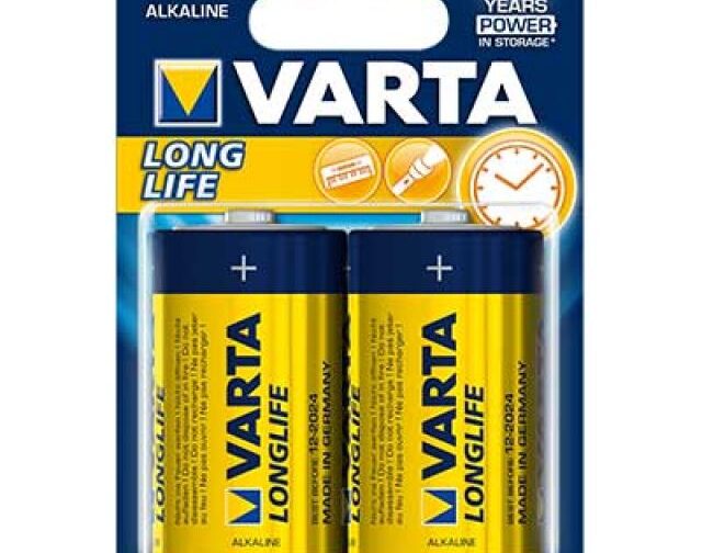 PILE 'LONGLIFE' TORCIA blister 2 pezzi (Confezione da 10)