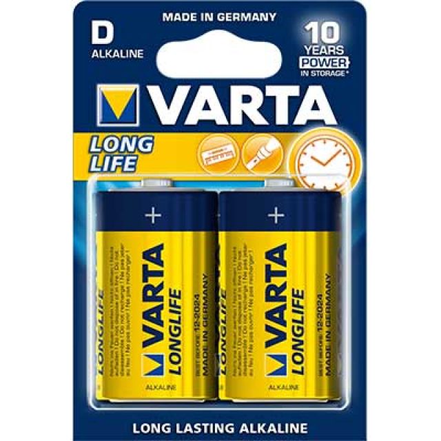 PILE 'LONGLIFE' TORCIA blister 2 pezzi (Confezione da 10)