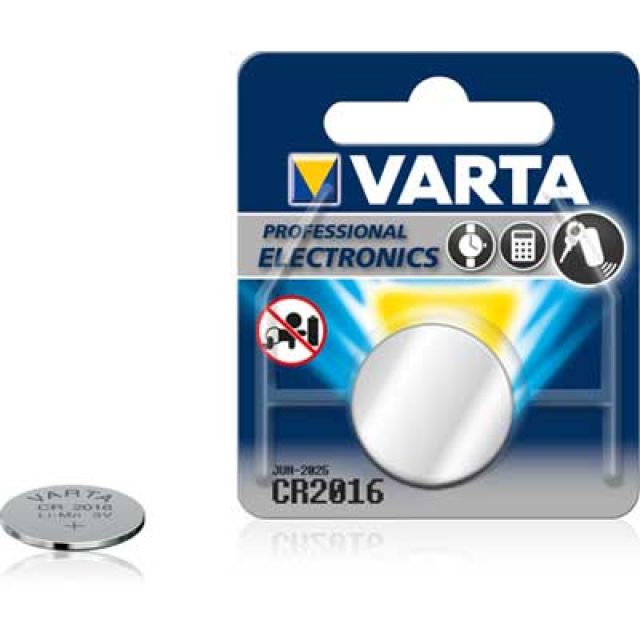 PILA A BOTTONE 'CR2016' blister 1 pezzo (Confezione da 10 pezzi)