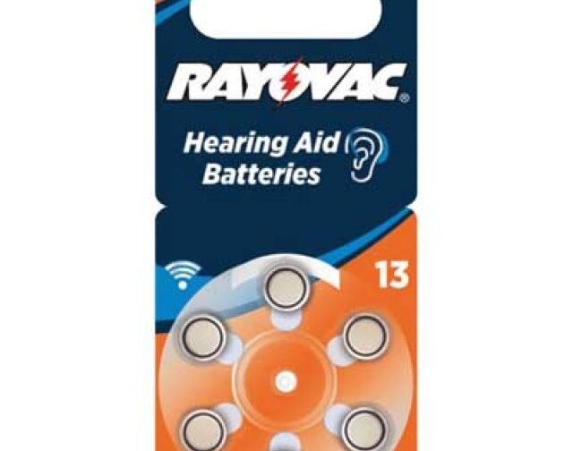 PILA PER ACUSTICA 'RAYOVAC 13' blister 6 pezzi (Confezione da 10)