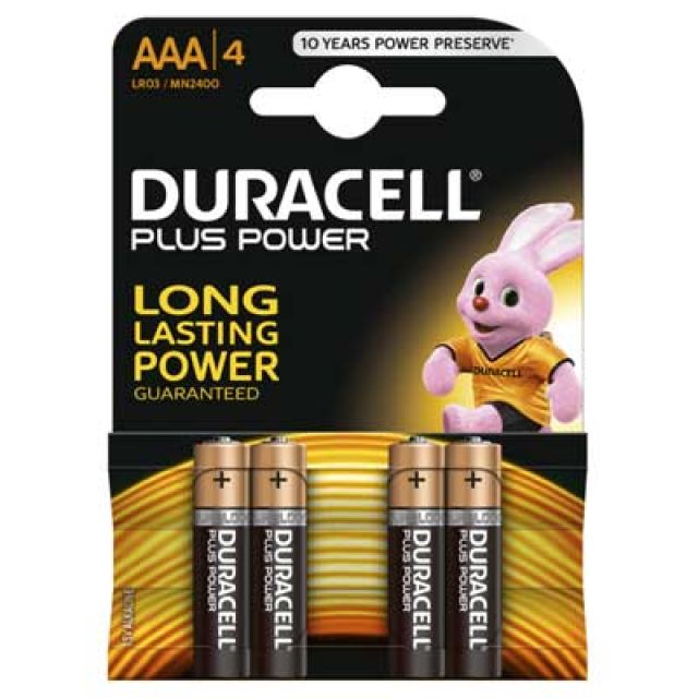 PILE 'PLUS POWER' MINISTILO blister 4 pezzi (Confezione da 10 pezzi)