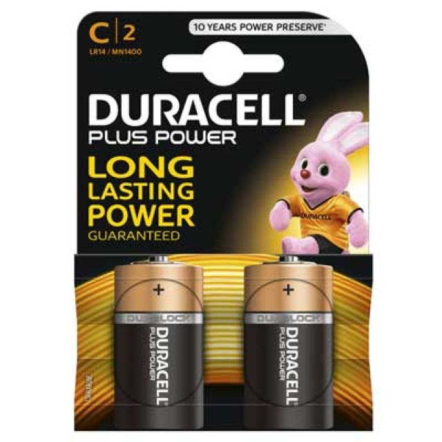 PILE 'PLUS POWER' 1/2 TORCIA blister 2 pezzi (Confezione da 10 pezzi)