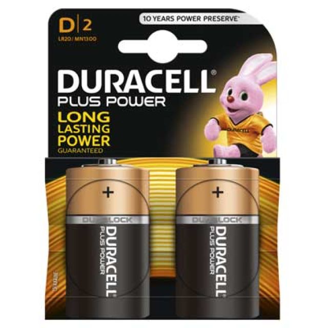 PILE 'PLUS POWER' TORCIA blister 2 pezzi (Confezione da 10 pezzi)