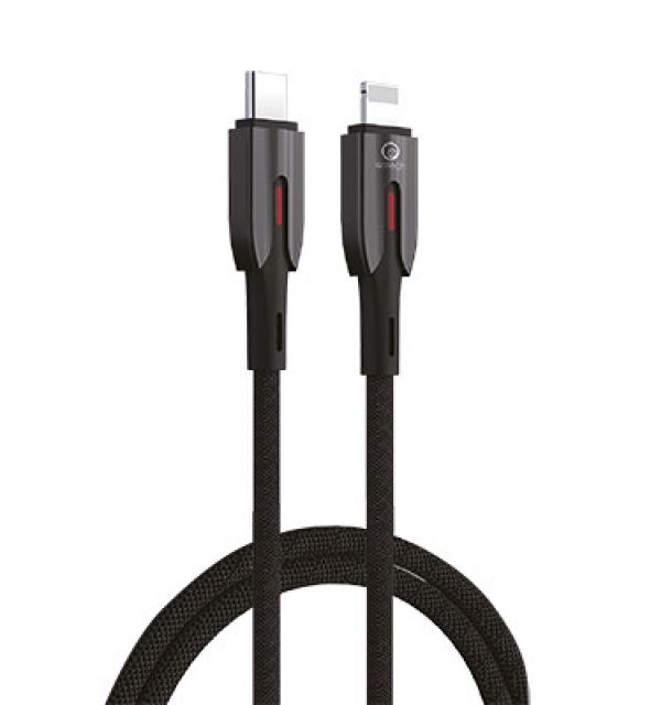 CAVO DI RICARICA 'FAST CHARGE' USB-C/LIGHTNING LOSTECH cm 120