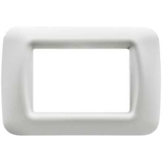 PLACCA COPRINTERRUTTORI BIANCO NUVOLA 'SYSTEM' 3 posto