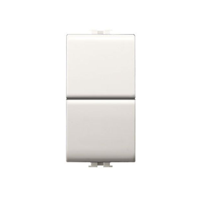 DOPPIO PULSANTE 'EASY' 10A 250V - Bianco