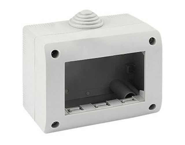 CONTENITORE DA PARETE PER APPARECCHI IP40 'EASY' 2 Posti