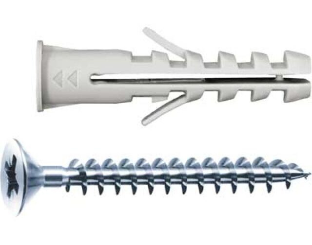TASSELLO CON VITE E BORDO AVB-TC Ø 8x40 - vite 5x45 (Confezione da 100 pezzi)