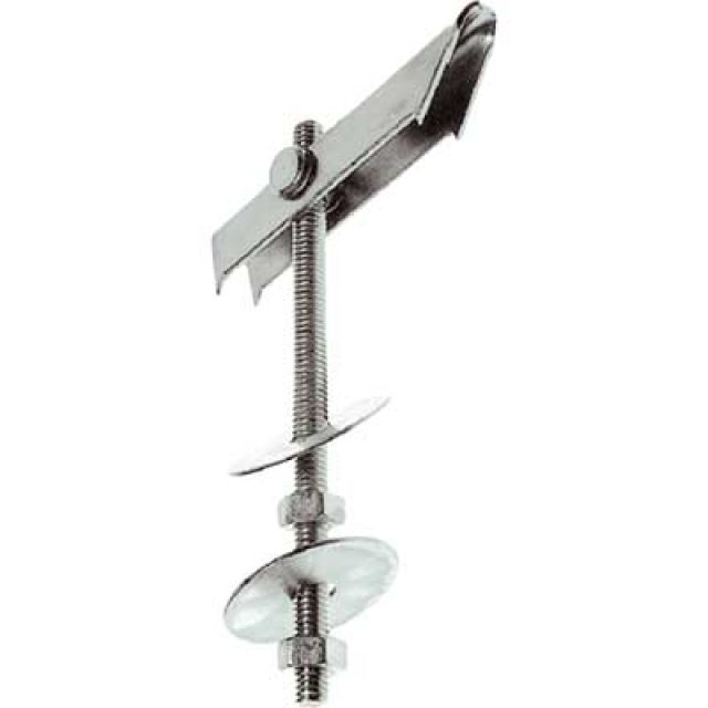 ANCORA A SOFFITTO ACCIAIO CON VITE DOPPIA 'BK-DD' M6 (Confezione da 50 pezzi)