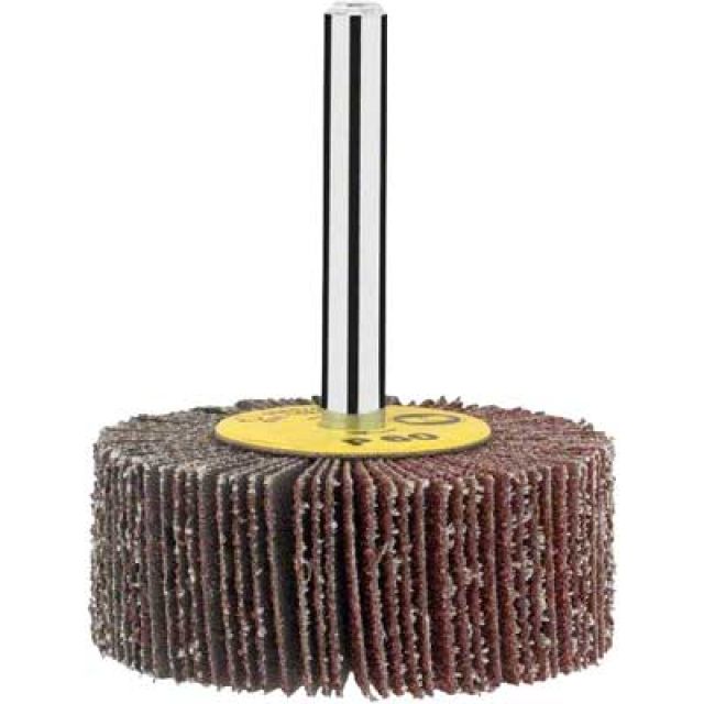 RUOTA LAMELLARE CON GAMBO Ø mm 60x40 - grana 80