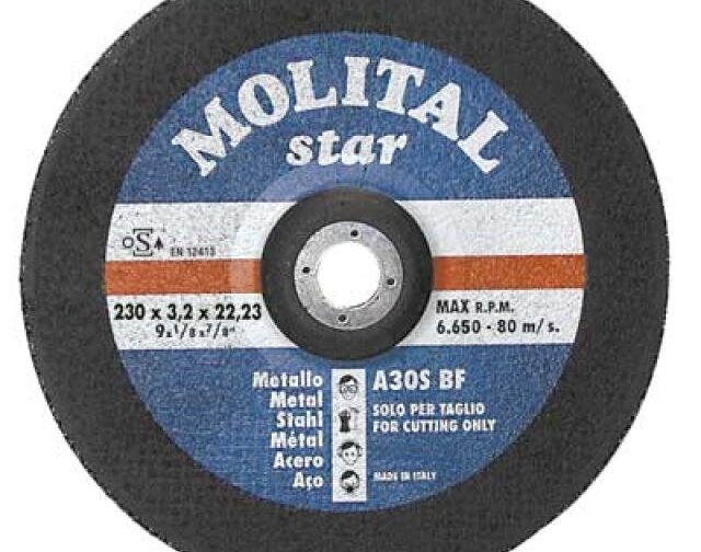 DISCO DA TAGLIO PER FERRO Ø mm 230x3,2 (Confezione da 25 pezzi)