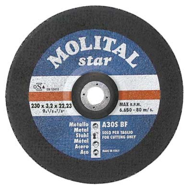 DISCO DA TAGLIO PER FERRO Ø mm 125x3,2 (Confezione da 50 pezzi)