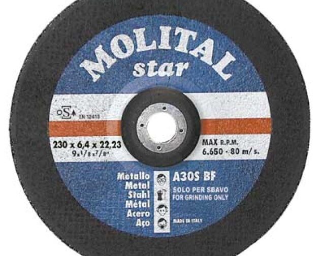 DISCO DA SBAVO PER FERRO Ø mm 115x6,0