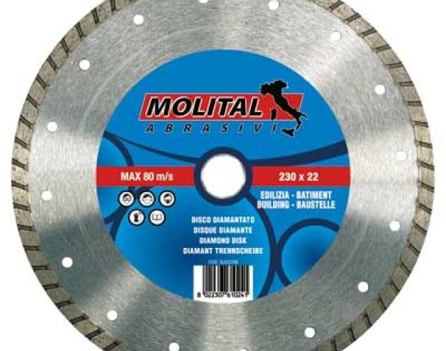 DISCO DIAMANTATO 'UNIVERSALE' 'MOLITAL' Ø mm 115