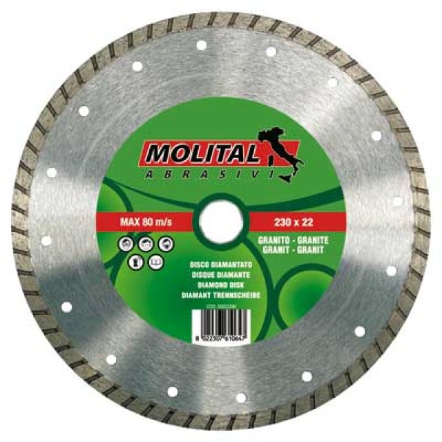 DISCO DIAMANTATO 'GRANITO' 'MOLITAL' Ø mm 115