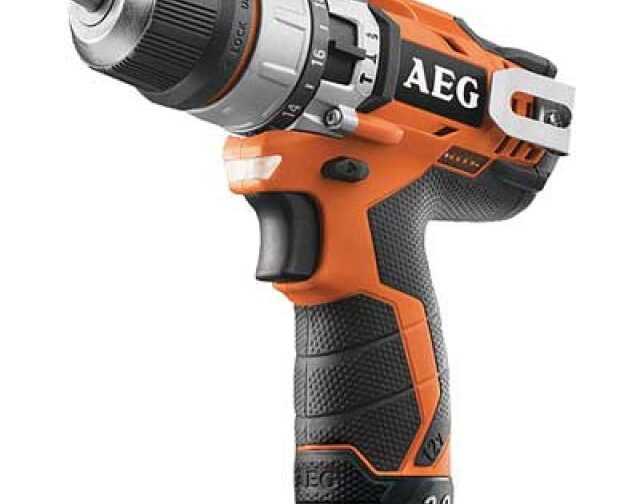 TRAPANO A PERCUSSIONE A BATTERIA ULTRA-COMPACT 'BSB 12C2 LI' AEG 12V 2.0 AH