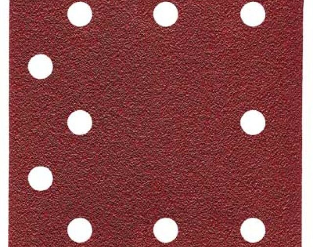 CARTA ABRASIVA CON VELCRO AEG Grana 80 - conf. 10 pezzi