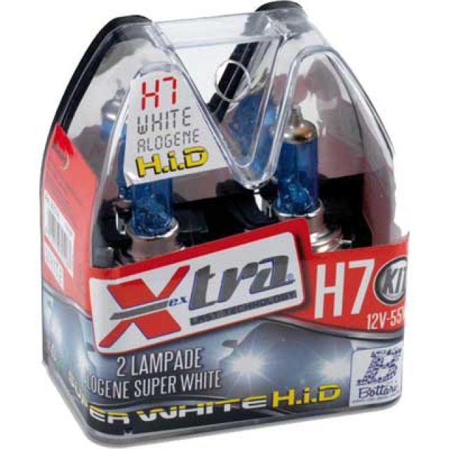SET 2 LAMPADE 'SUPER WHITE' 12 V H 7 55 W