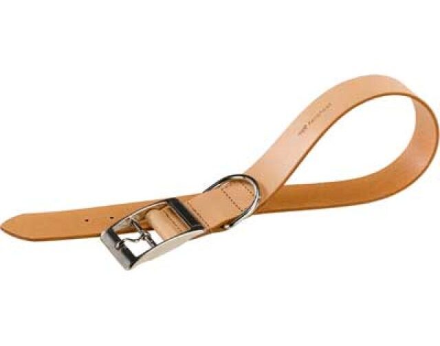 COLLARE PER CANI 'NATURAL' BEIGE mm 25 x cm 37÷45