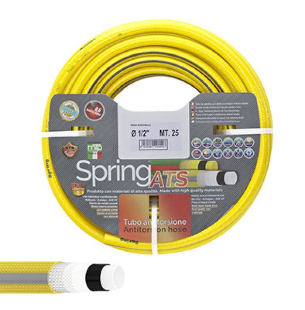 TUBO MAGLIATO 'SPRING ATS' Ø mm 12,5(1/2") x 15 mt