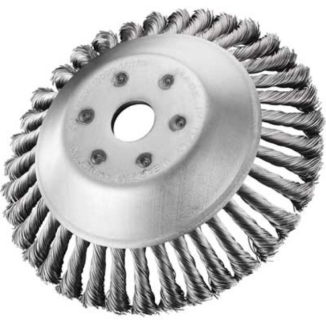 SPAZZOLA CONICA PER DECESPUGLIATORE mm 170 - 32 mazzetti