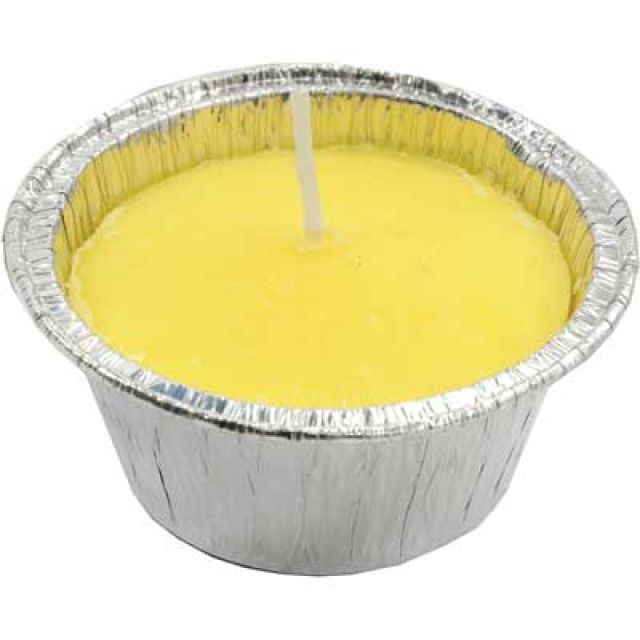 CANDELA ALLA CITRONELLA Ø cm 8,5x4h - conf. 2 pezzi