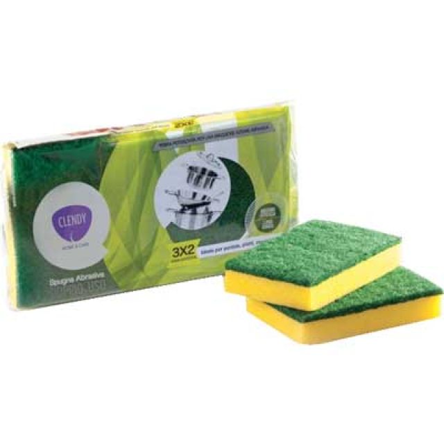 KIT SPUGNA ABRASIVA Conf. 3 pezzi