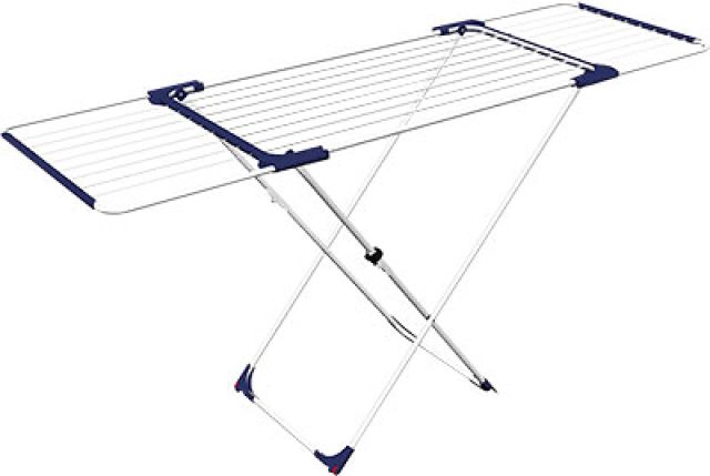STENDIBIANCHERIA A CAVALLETTO ESTENSIBILE 'ALIANTE' cm 110-186x61x94h