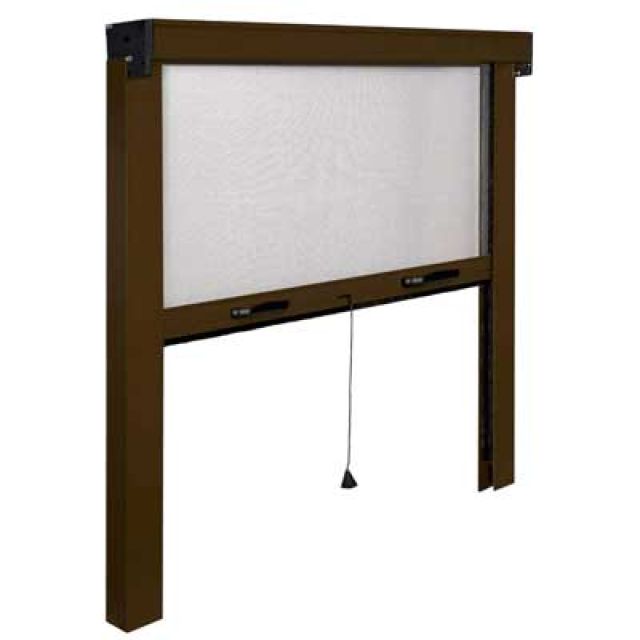 ZANZARIERA AVVOLGIBILE VERTICALE cm 120x170 - col. marrone
