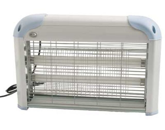 ZANZARIERA ELETTRICA 2x8W - cm 27x11,5x26h - copertura 40 mq