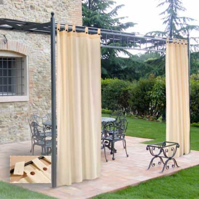 TENDE DA SOLE PER GAZEBO cm 160x270 - Col. Ecrù