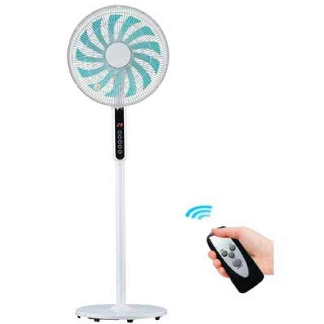 VENTILATORE A PIANTANA CON TELECOMANDO E TIMER Ø cm 40 - 13 pale