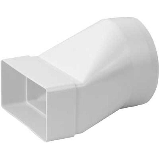 RIDUZIONE DA TUBO TONDO A RETTANGOLARE Da Ø 100 mm a mm 110x55