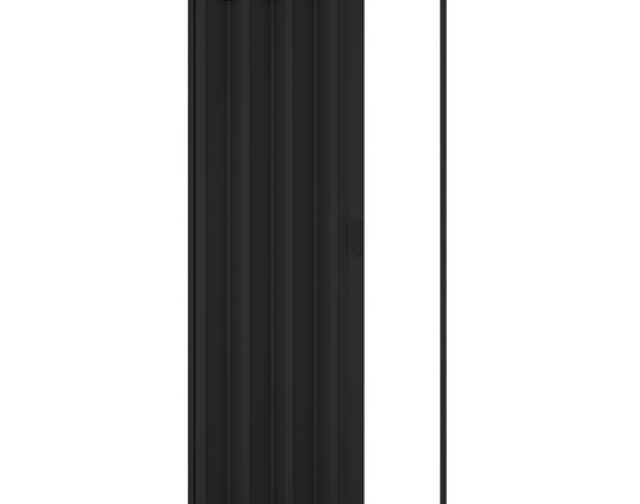 PORTA D'ARREDO PER INTERNO A SOFFIETTO NERA cm 100 x 214