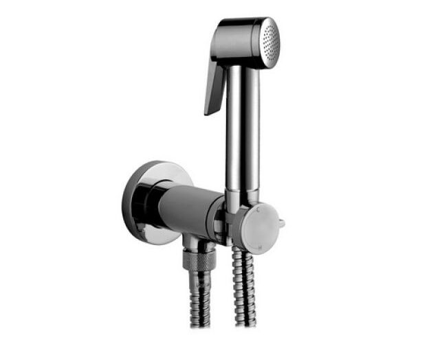 KIT MISCELATORE CON DOCCIA PALOMA FLAT Cromo