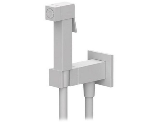 SET MISCELATORE CON DOCCETTA SHUT-OFF QUADRO Cromo
