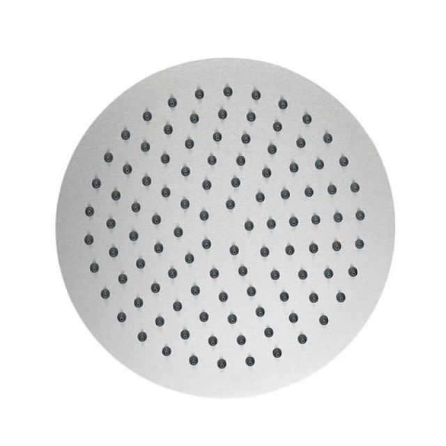 SOFFIONE DOCCIA TONDO ULTRA SLIM ACCIAIO INOX Diam. 250 mm