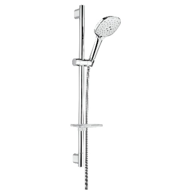 SALISCENDI CON DOCCIA A 3 GETTI MOD. SPARTACO Cromo