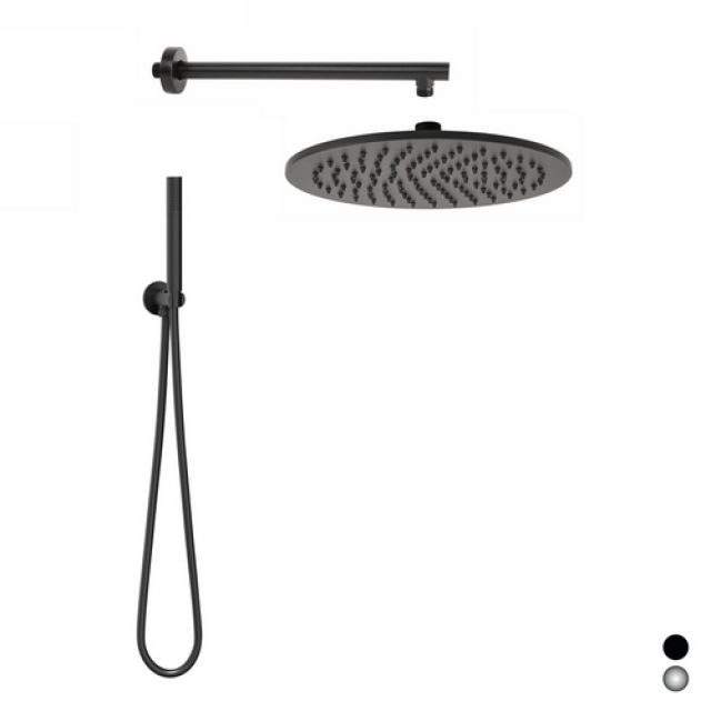 KIT SOFFIONE TONDO SEVEN Cromo