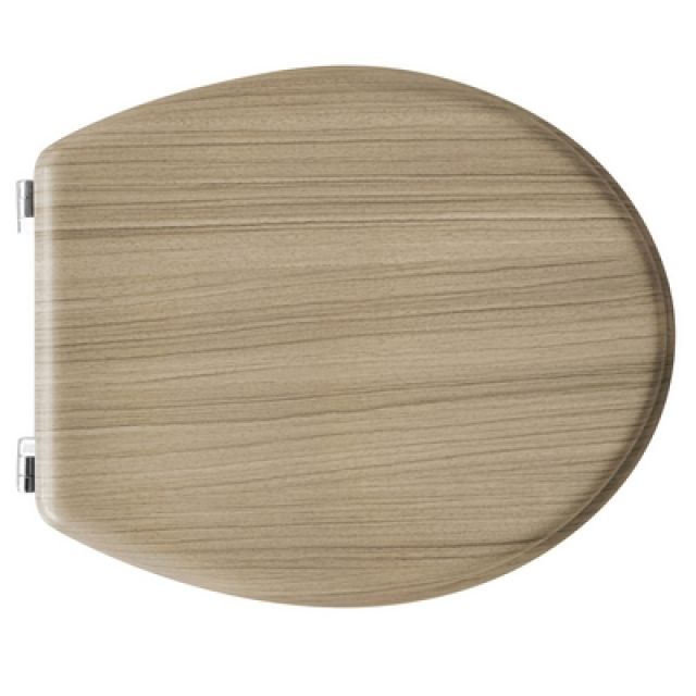 SEDILE WC UNIVERSALE IN LEGNO ROVERE SBIANCATO Rovere Sbiancato