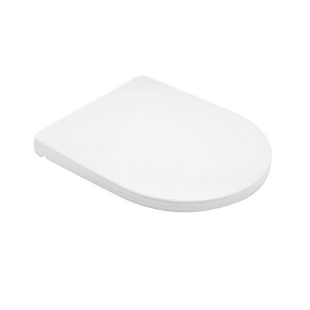 SEDILE WC NISIDA IN POLIPROPILENE Bianco