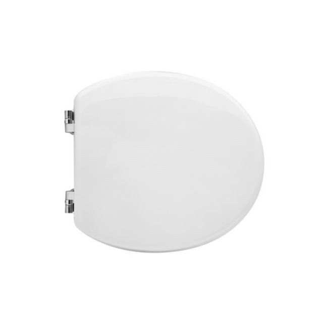 SEDILE WC PER DOLOMITE VASO ASILO FORMA 2 Bianco - Cerniere A passanti