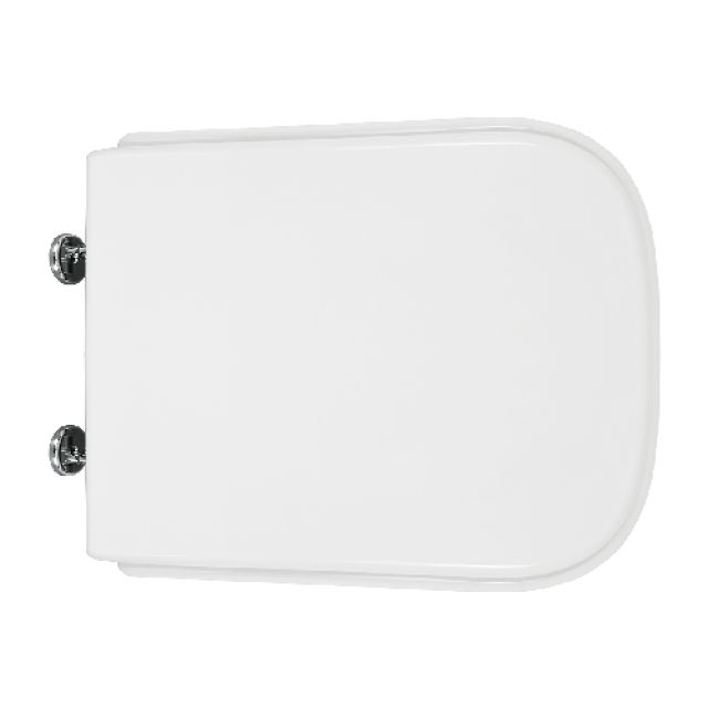 SEDILE WC NERO CERAMICA VASO ALISEO FORMA 8 Bianco Cerniere C espansione