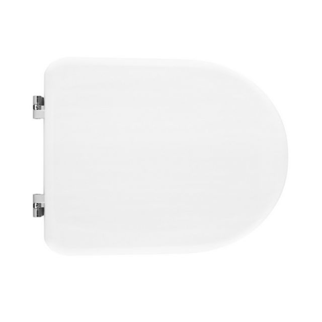 SEDILE WC PER POZZI GINORI VASO YDRA FORMA 6 Bianco - Cerniere A passanti