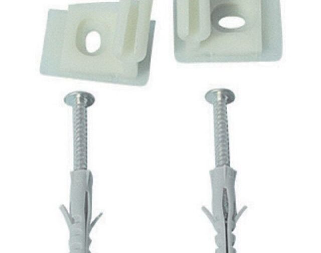 FISSAGGI IN PVC PER ACCESSORI SERIE LINEA